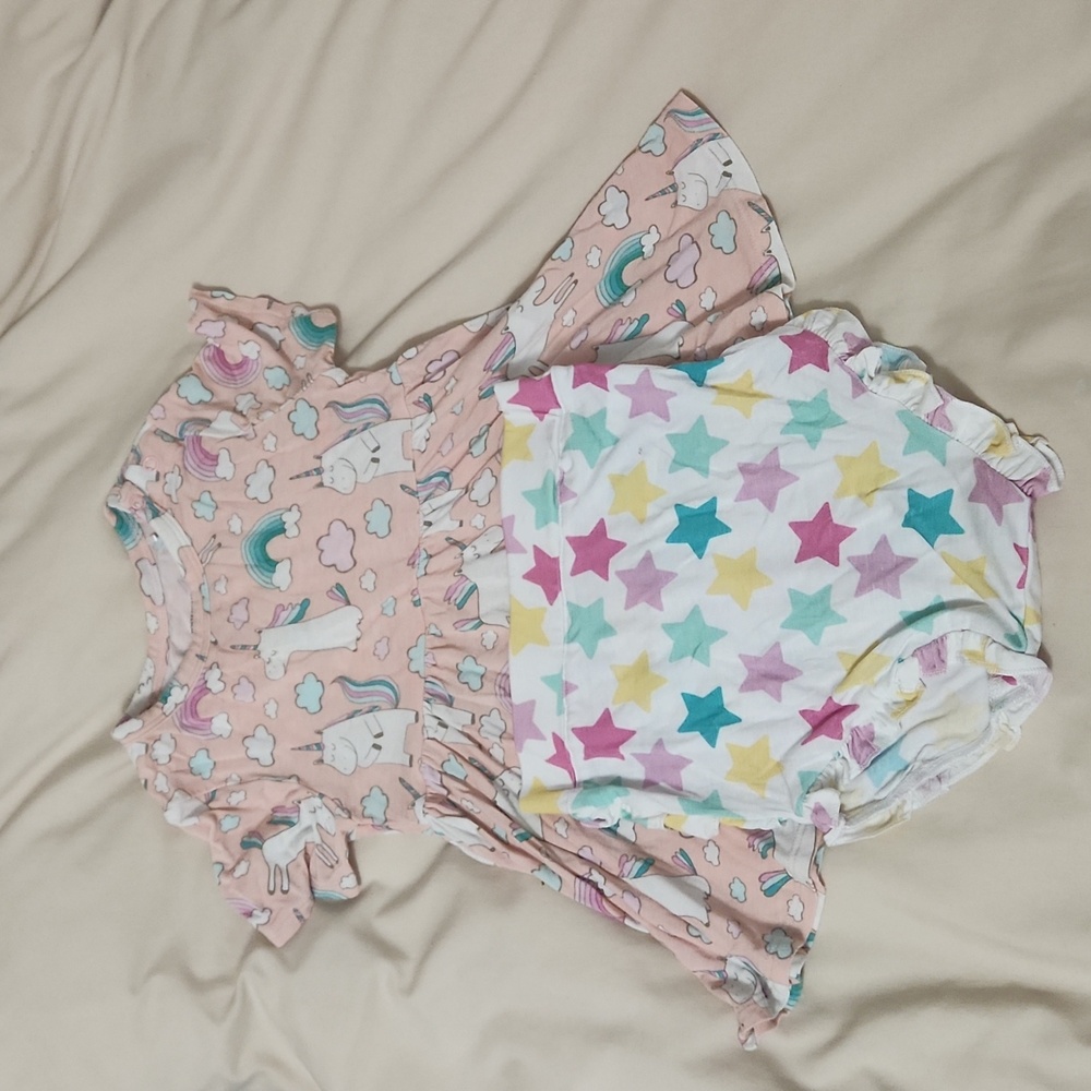 OLIVE Peplum/Bummie Set